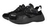 Prada Men's Black Leather Sneaker 4E3490
