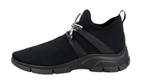 Prada Men's Black Polarius Sock Slip-on Sneaker 4E3492