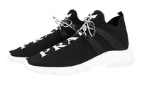 Prada Men's Black Polarius Sock Knit Sneaker 4E3492