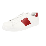 Prada Men's White Leather Sneaker 4E3498