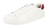 Prada Men's 4E3498 6DT F0JUL Leather Sneaker
