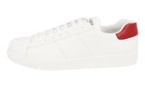 Prada Men's White Leather Sneaker 4E3498