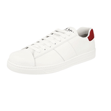 Prada Men's White Leather Sneaker 4E3498