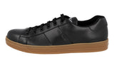 Prada Men's Black Leather Sneaker 4E3501