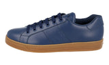 Prada Men's Blue Leather Downtown Sneaker 4E3501