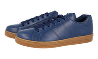 Prada Men's Blue Leather Sneaker 4E3501