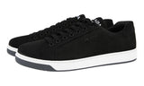 Prada Men's Black Leather Downtown Sneaker 4E3507