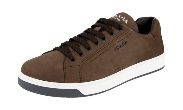 Prada Men's 4E3507 037 F0192 Leather Sneaker