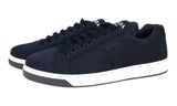 Prada Men's Blue Leather Downtown Sneaker 4E3507