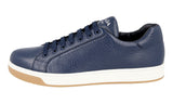 Prada Men's Blue Leather Downtown Sneaker 4E3507