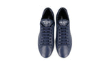 Prada Men's Blue Leather Downtown Sneaker 4E3507