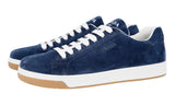 Prada Men's Blue Leather Downtown Sneaker 4E3507