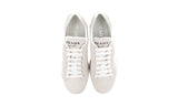 Prada Men's Beige Leather Downtown Sneaker 4E3507