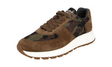 Prada Men's 4E3518 2OE6 F0JQC Leather Sneaker