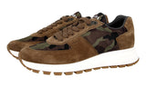 Prada Men's Brown Leather Prax01 Sneaker 4E3518