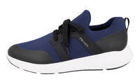 Prada Men's Blue Neoprene Sneaker 4E3527