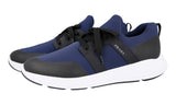 Prada Men's Blue Neoprene Sneaker 4E3527