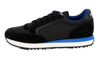 Prada Men's Black Leather Sneaker 4E3537