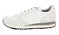 Prada Men's White Leather Sneaker 4E3537