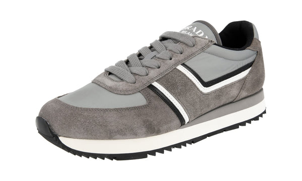 Prada Men's 4E3538 OQT F073E Leather Sneaker