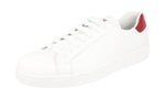 Prada Men's 4E3539 B4L F0H5A Brushed Spazzolato Leather Sneaker