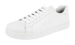 Prada Men's 4E3539 OVD F0009 Brushed Spazzolato Leather Sneaker