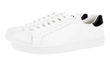 Prada Men's White Leather Downtown Sneaker 4E3539