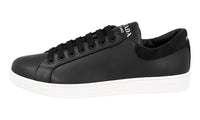 Prada Men's Black Leather Sneaker 4E3541