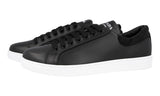 Prada Men's Black Leather Downtown Sneaker 4E3541