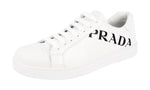 Prada Men's 4E3543 OVD F0964 Brushed Spazzolato Leather Sneaker