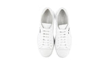 Prada Men's White Brushed Spazzolato Leather Downtown Sneaker 4E3543