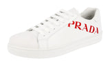 Prada Men's 4E3543 OVD F0970 Brushed Spazzolato Leather Sneaker