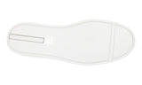 Prada Men's White Brushed Spazzolato Leather Downtown Sneaker 4E3543