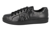 Prada Men's Black Leather Sneaker 4E3544