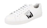 Prada Men's 4E3544 3L8U F0964 Leather Sneaker