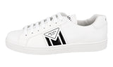 Prada Men's White Leather District Avenue Sneaker 4E3544