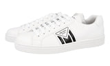 Prada Men's White Leather Downtown Sneaker 4E3544