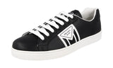 Prada Men's 4E3544 3L8U F0967 Leather Sneaker