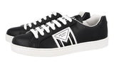 Prada Men's Black Leather Downtown Sneaker 4E3544
