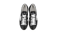 Prada Men's Black Leather District Avenue Sneaker 4E3544