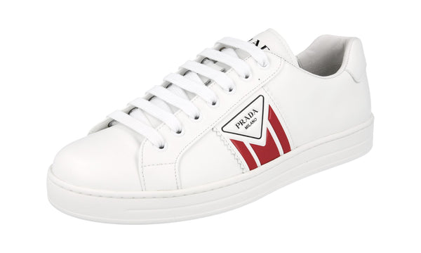 Prada Men's 4E3544 3L8U F0970 Leather Sneaker