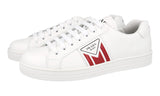 Prada Men's White Leather Downtown Sneaker 4E3544