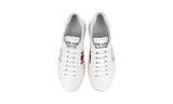 Prada Men's White Leather Sneaker 4E3544