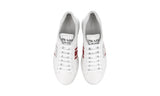 Prada Men's White Leather Downtown Sneaker 4E3544