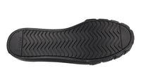 Prada Men's Black Leather Cassetta Wheel Sneaker 4E3548