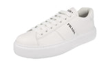 Prada Men's 4E3555 3O9U F0009 Leather Sneaker