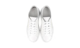 Prada Men's White Leather Macro Sneaker 4E3560