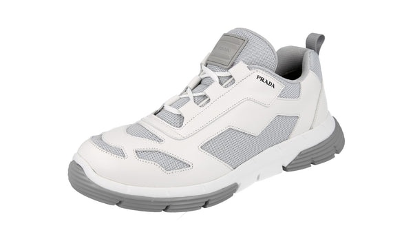 Prada Men's 4E3563 3LEI F0W5V Leather Sneaker