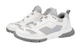 Prada Men's White Leather Sneaker 4E3563