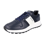 Prada Men's Blue Leather Prax01 Sneaker 4E3571